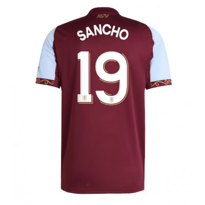 Aston Villa Jadon Sancho #19 Hemmatröja 2025-26 Korta ärmar Aston Villa Jadon Sancho #19 Hemmatröja 2025-26 Korta ärmar